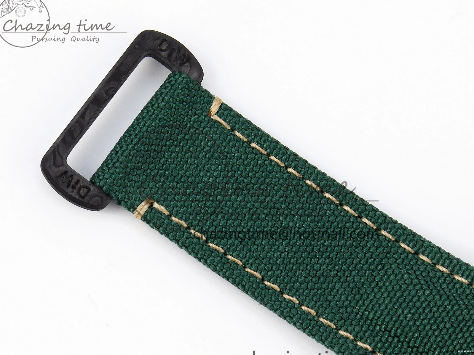 Nylon A7750 on YG DIW Dial Carbon Green Case Green Edition Daytona and Bezel Strap DIWF 0428